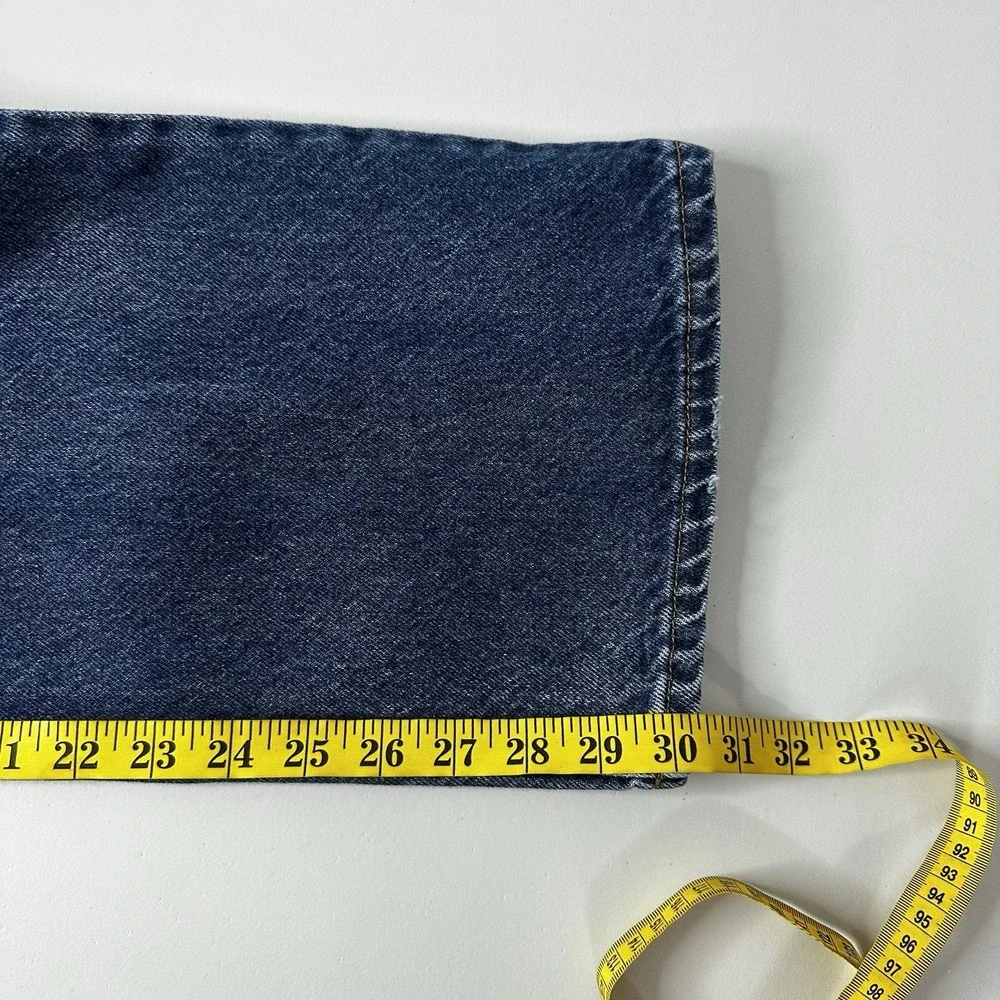 Vintage 70s Levis 517 Denim Jeans 38X32 Orange Tab Boot‎ Cut Distressed